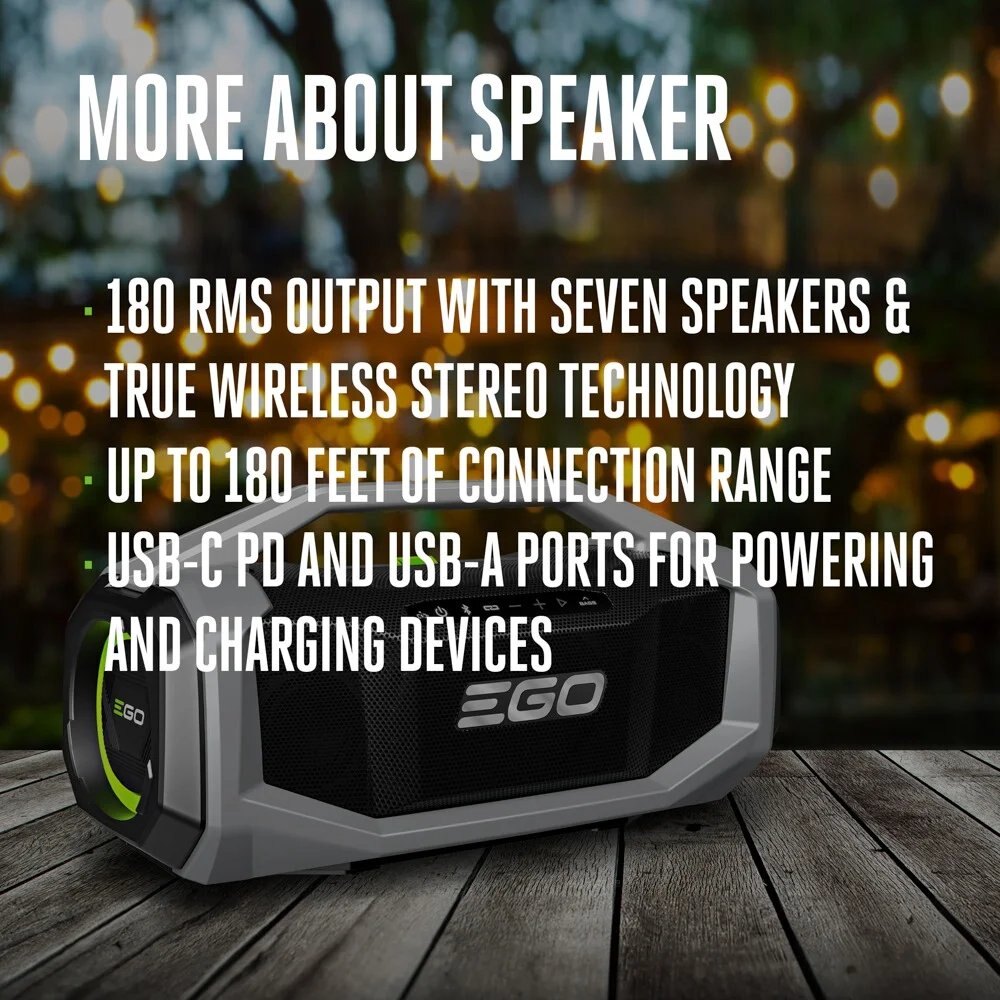 EGO POWER+ 180W Bluetooth Speaker Tool Only (SK1800)