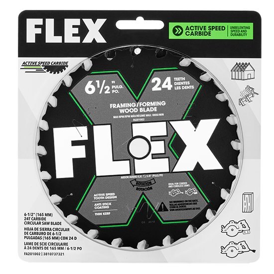 FLEX 6 1/2 24T CARBIDE CIRCULAR SAW BLADE