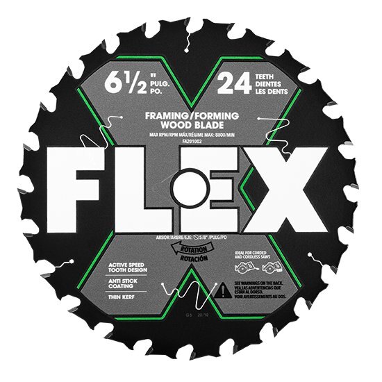 FLEX 6 1/2 24T CARBIDE CIRCULAR SAW BLADE