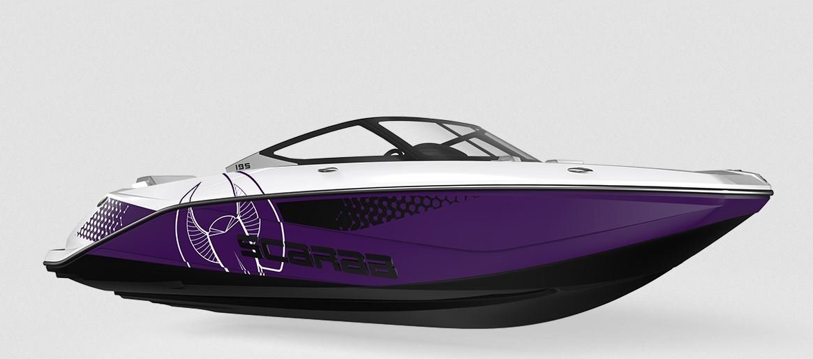 2024 Scarab Jet 195 ID BLACK/AMETHYST W/GRAPHICS