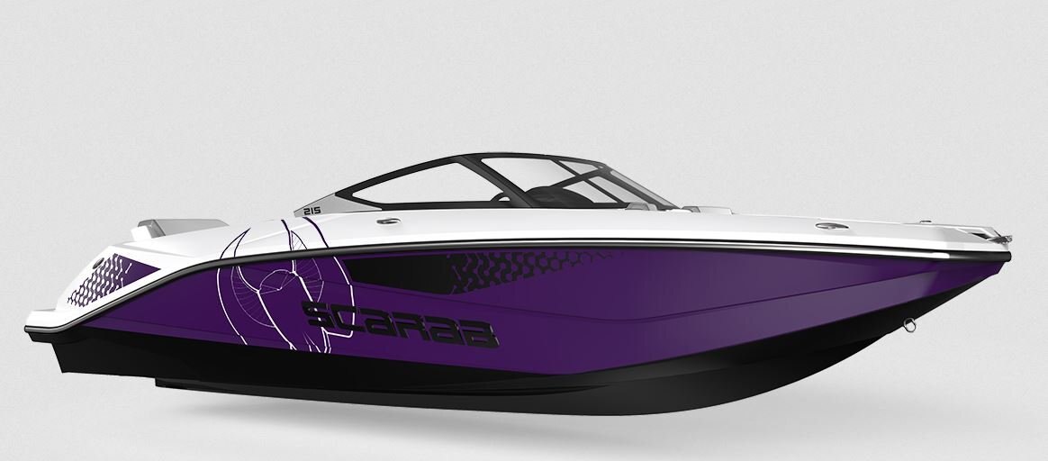 2024 Scarab Jet 215 ID BLACK/AMETHYST W/GRAPHICS