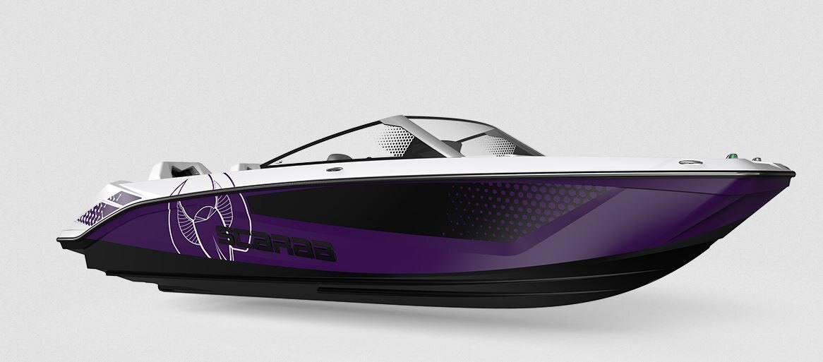 2024 Scarab Jet 235 ID BLACK/AMETHYST W/GRAPHICS