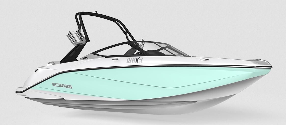 2024 Scarab Jet 195 WAKE ID SEAFOAM GREEN