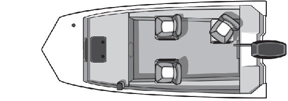 Smoker Craft SPORTSMAN 1660 (SHOWN WT/OPT FISHING SEATS)