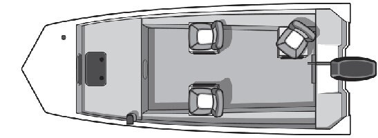 Smoker Craft SPORTSMAN 1866 (SHOWN WT/OPT FISHING SEATS)