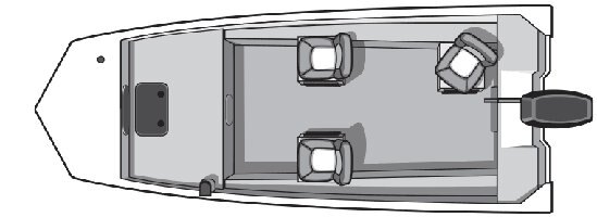 Smoker Craft SPORTSMAN 1866 PRO (SHOWN WT/OPT FISHING SEATS)