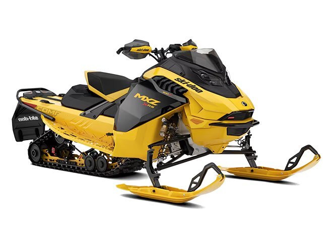 2025 Ski-Doo MXZ X-RS with Competition Package Rotax® 850 E-TEC Turbo R with Water Injection System Neo Yellow and Black