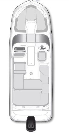 2024 Bayliner VR6 OUTBOARD Blue Hull Sides (White Bottom)