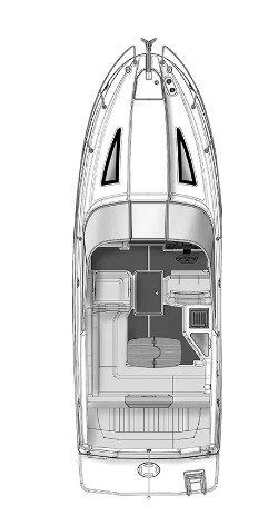 2024 Bayliner 742R Black Hull Sides (White Bottom)