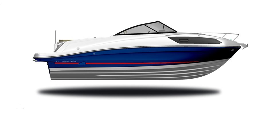 2024 Bayliner CIERA 8 Blue Hull Sides (White Bottom)