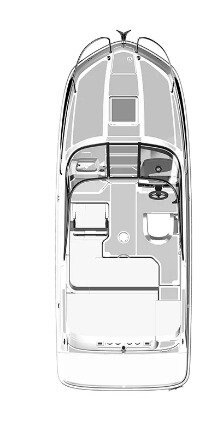 2024 Bayliner VR5 CUDDY Black Hull Sides (White Bottom)