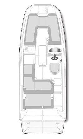 2024 Bayliner DX2250 Blue Hull Sides (White Bottom)