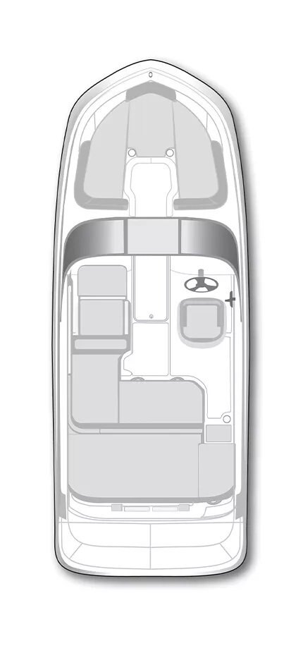 2025 Bayliner VR5 Bowrider Coque blanche solide