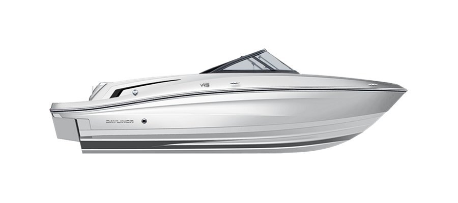 2025 Bayliner VR5 Bowrider Coque blanche solide