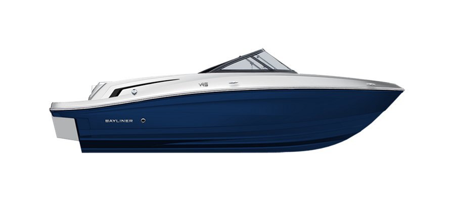 2025 Bayliner VR5 Bowrider Coque bleue solide