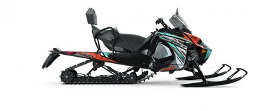 Arctic Cat Mid Windshield - Black - 2012-2017 ZR F XF M 6000