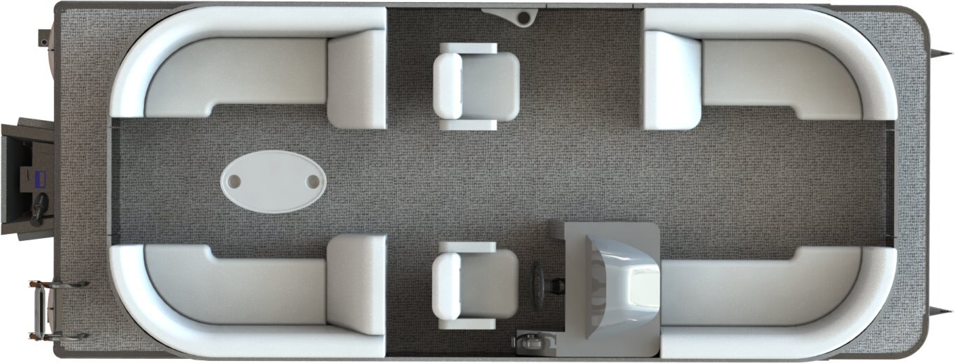 2020 GENEVA 22 LR DH SPORT TRITOON W/ 150HP EVINRUDE ENGINE