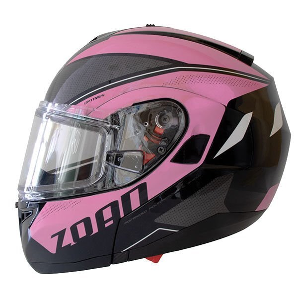 ZOAN OPTIMUS GEAR SV MODULAR HELMET LARGE PINK DOUBLE LENS