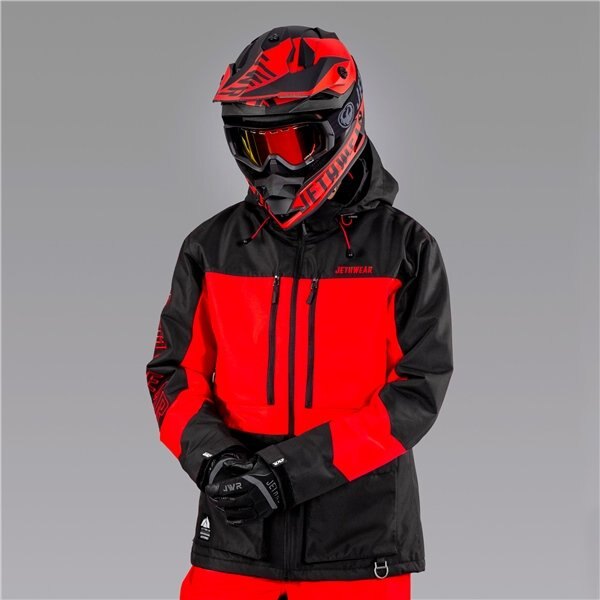 One mile jacket black/red L