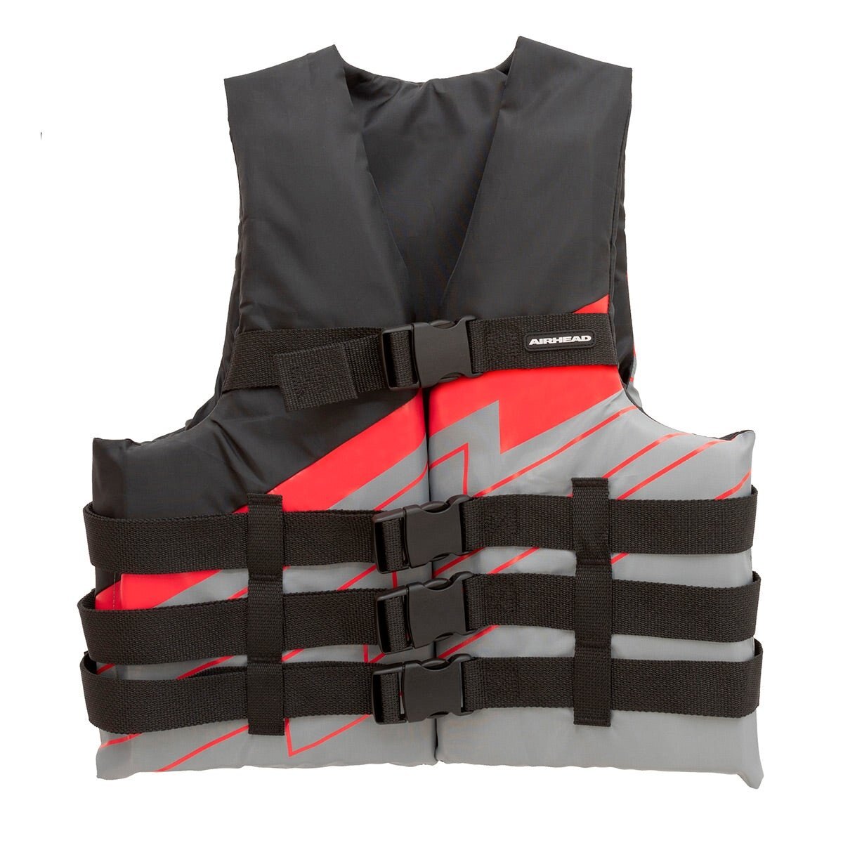 LIFE JACKET BOLT 4 BUCKLE L/XL RD/BK/GY