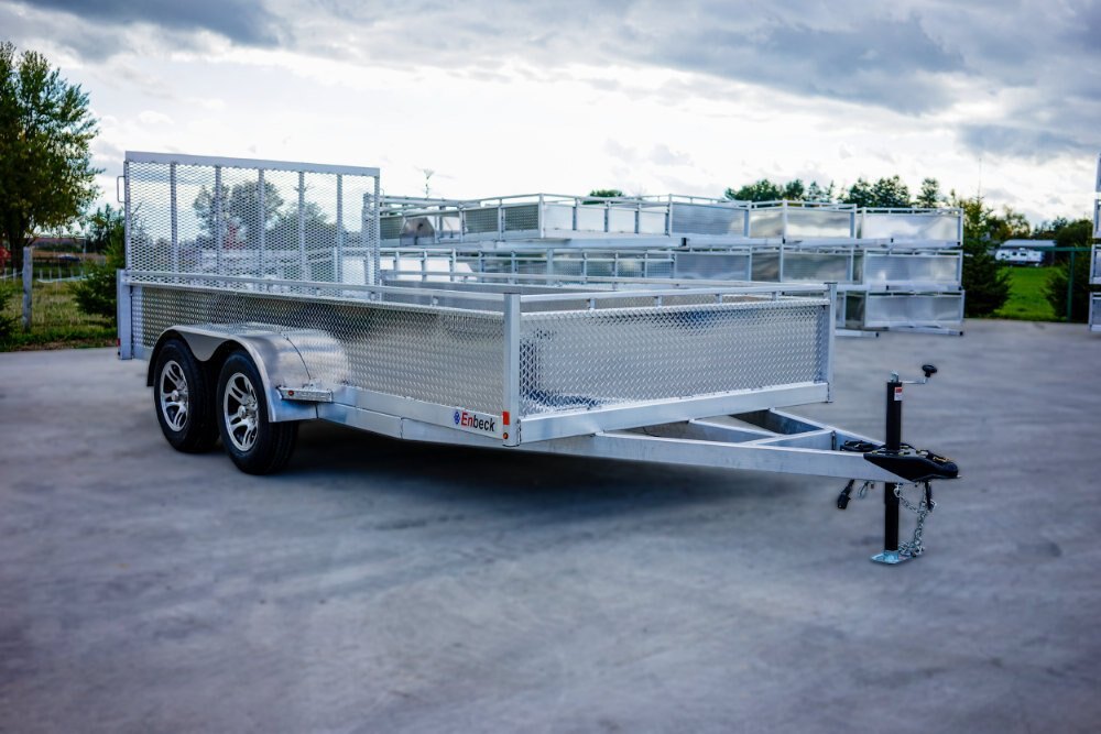 Tandem Axle 80x14 Aluminum Utility Trailer