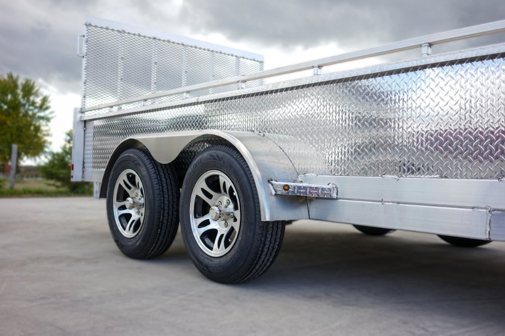 Tandem Axle 80x14 Aluminum Utility Trailer