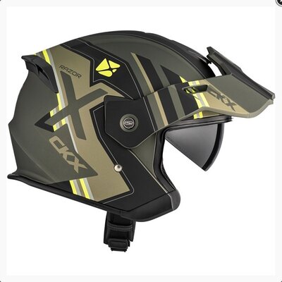 515054 HELM RAZOR-X TROPIC KHA GLOSS L CKX