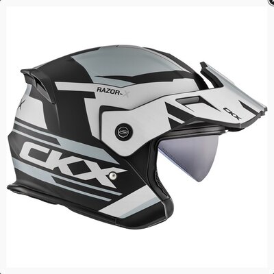 M,L HELM RAZOR-X SLANT GY MAT M CKX