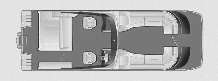 2024 Bennington QX30 Swingback w/ Windshield and Arch 30 QXSBWA x2