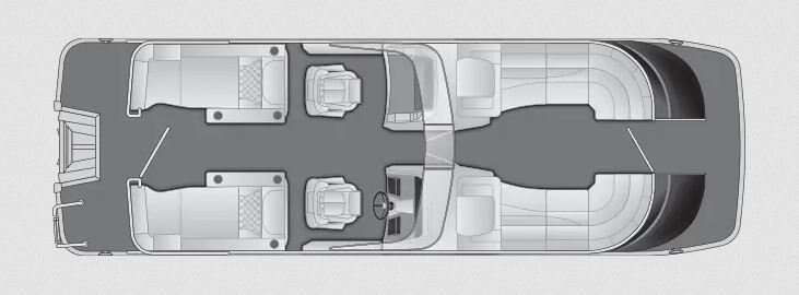 2024 Bennington QX25 Stern Lounge 25 QXCWW