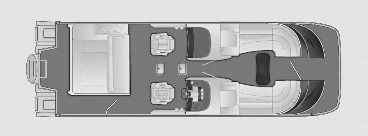 2024 Bennington Q27 Swingback w/ Windshield and Arch 27 QSBWA T2