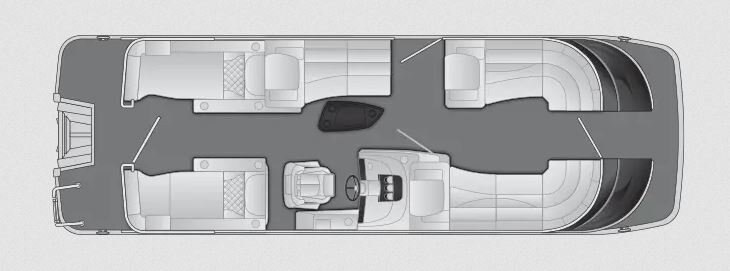 2024 Bennington Q25 Stern Lounge 25 QCW