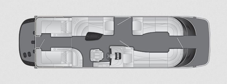 2024 Bennington Q28 Stern Lounge 28 QCW I/O