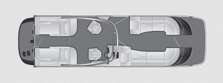 2024 Bennington Q28 Stern Lounge w/ Arch 28 QCWA I/O