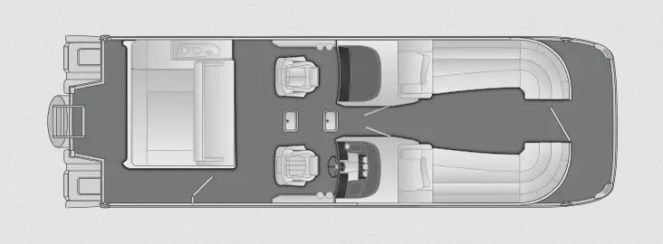 2024 Bennington R27 Swingback w/ Windshield and Arch 27 RSBWA T2