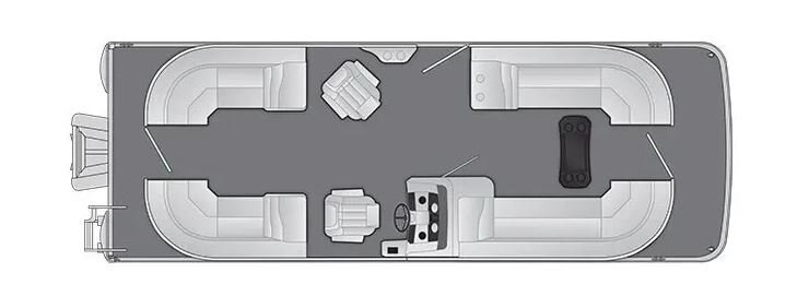 2024 Bennington SX25 Quad Bench 25 SXSR