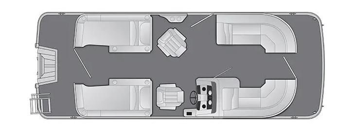 2024 Bennington SX22 Stern Lounge 22 SXCW