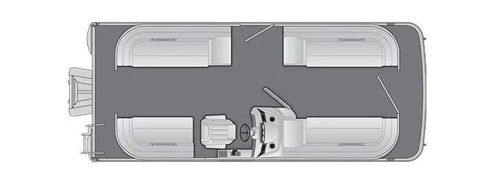 2024 Bennington SV22 Quad Bench 22 SVSR