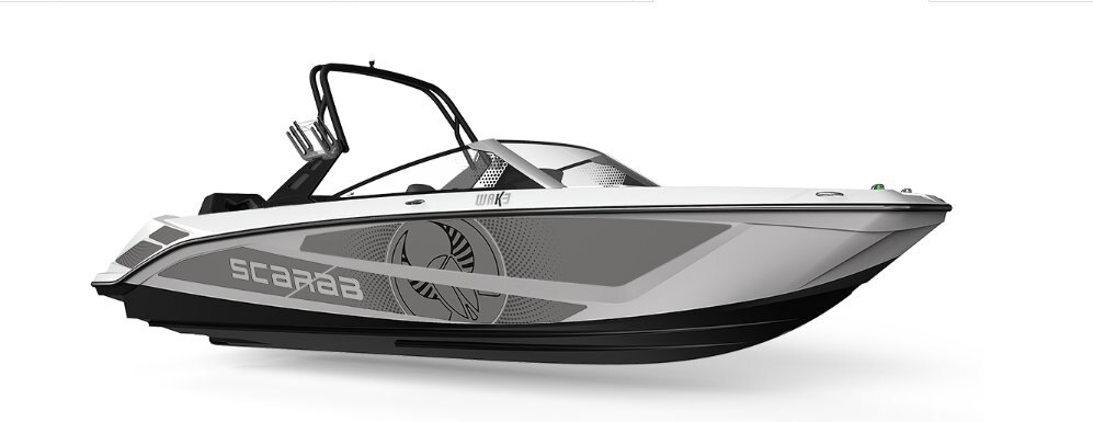 2025 Scarab 235 LX WAKE BLACK/PEARL GRAY