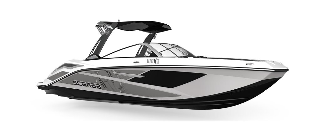 2025 Scarab 285 LX WAKE BLACK/PEARL GRAY