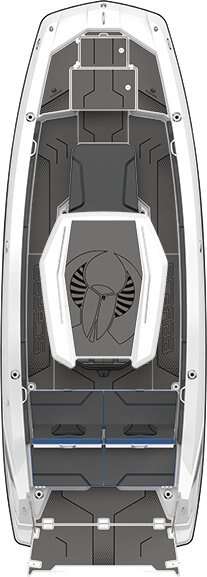 2025 Scarab 235 Open LX BLACK/PEARL GRAY