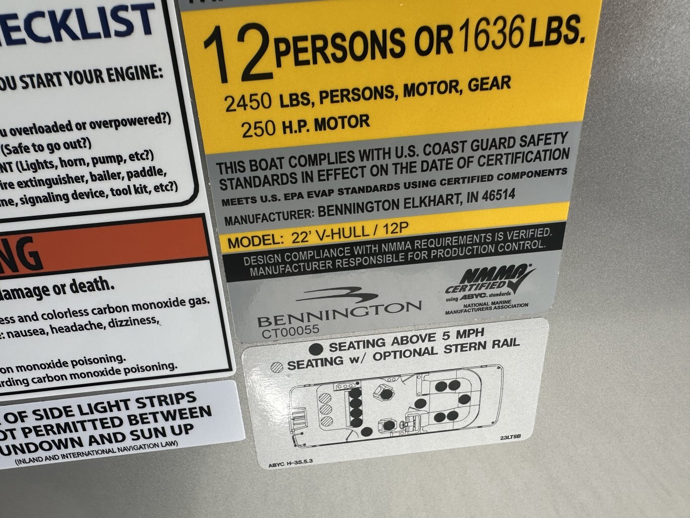 2026 BENNINGTON 23LTSB 250HP YAMAHA