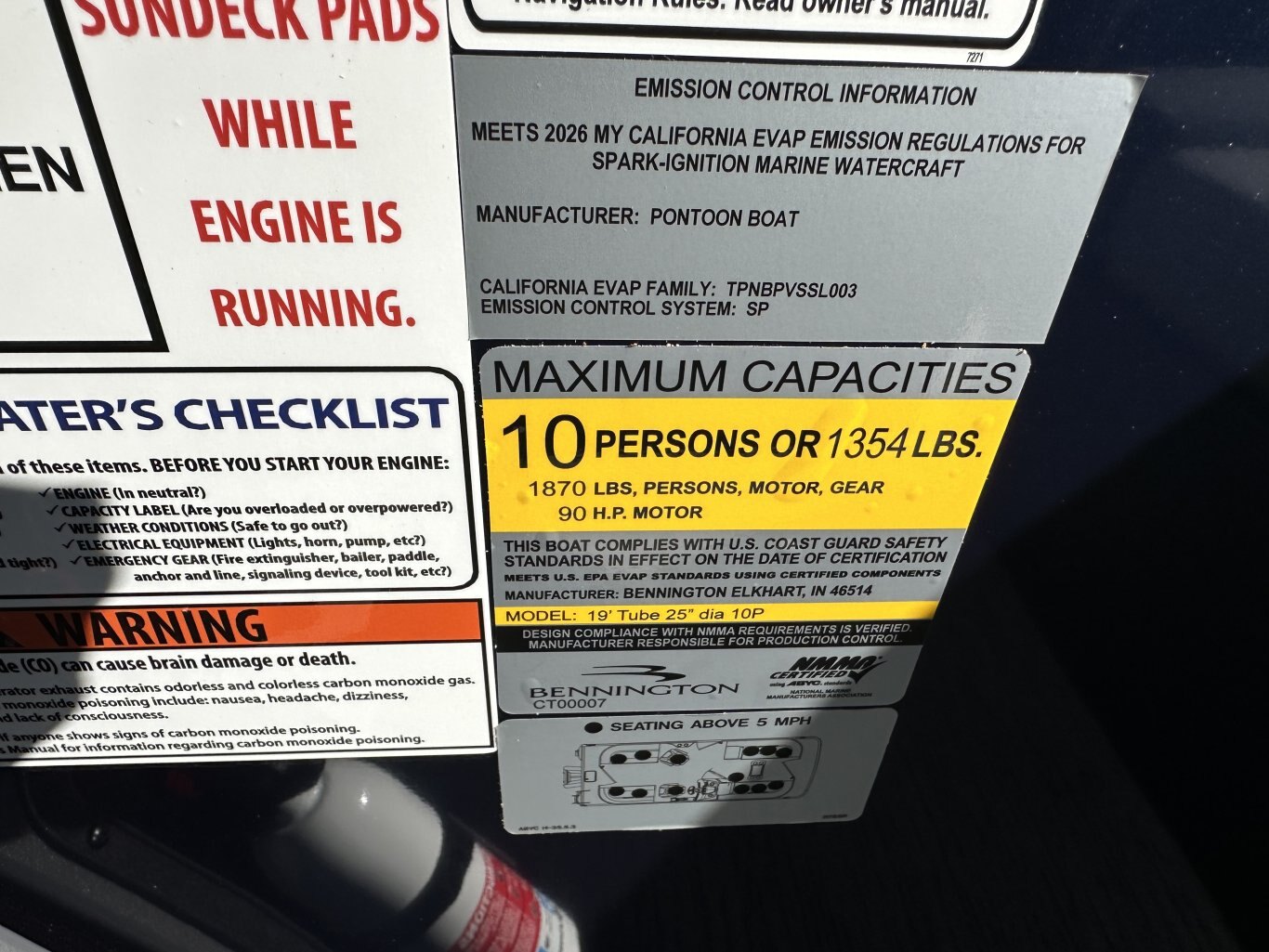 2026 Bennington 20SSRSE YAMAHA 90HP