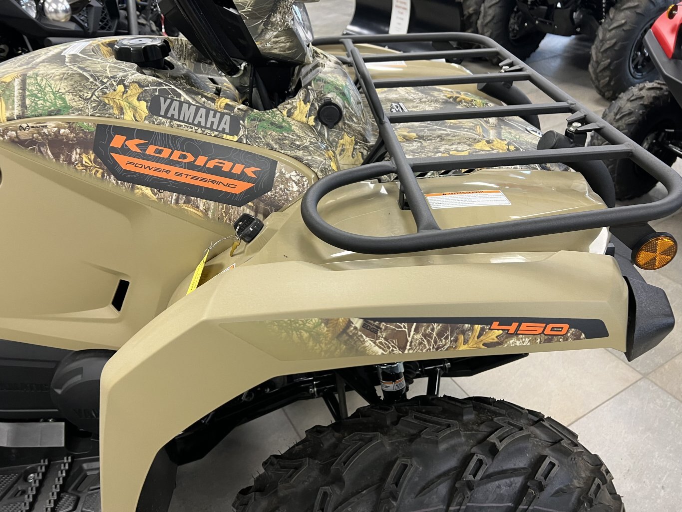 2025 Yamaha Kodiak 450 EPS Fall Beige with Realtree Edge