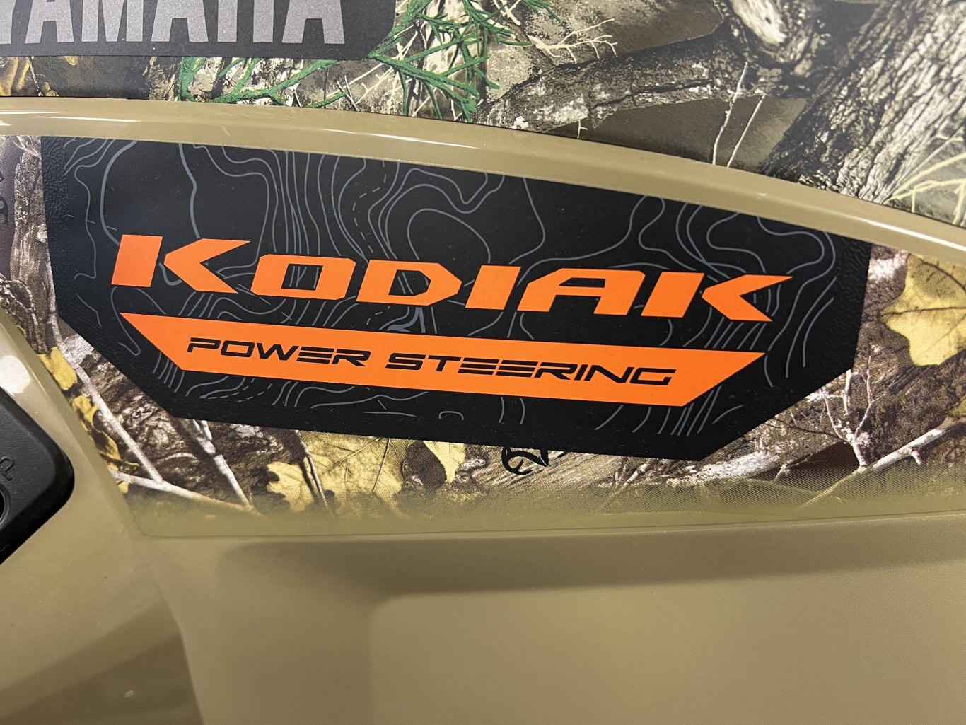 2025 Yamaha Kodiak 450 EPS Fall Beige with Realtree Edge