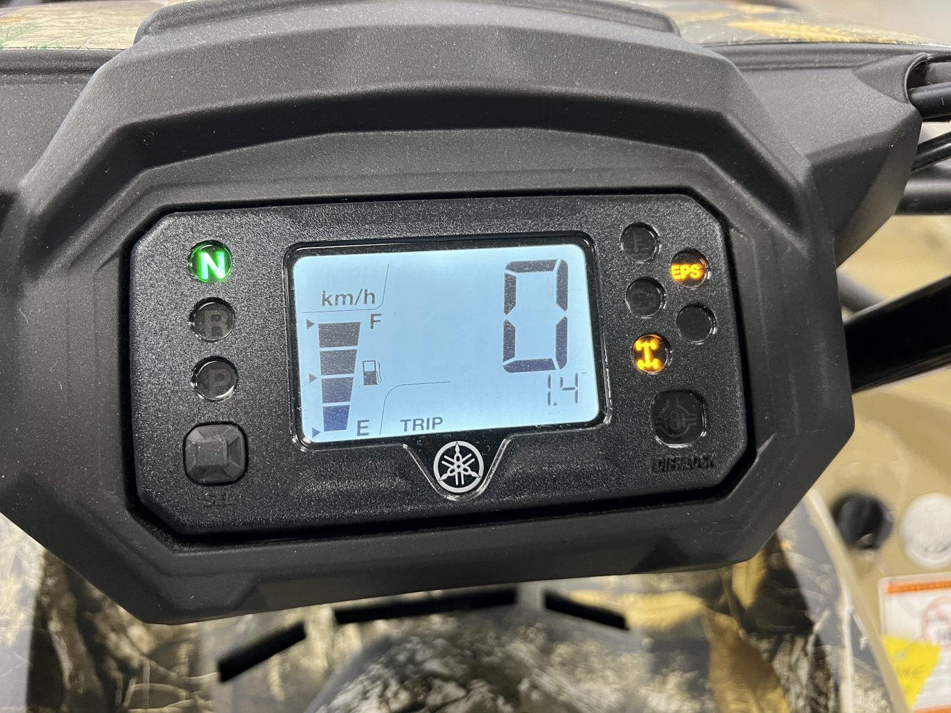 2025 Yamaha Kodiak 450 EPS Fall Beige with Realtree Edge