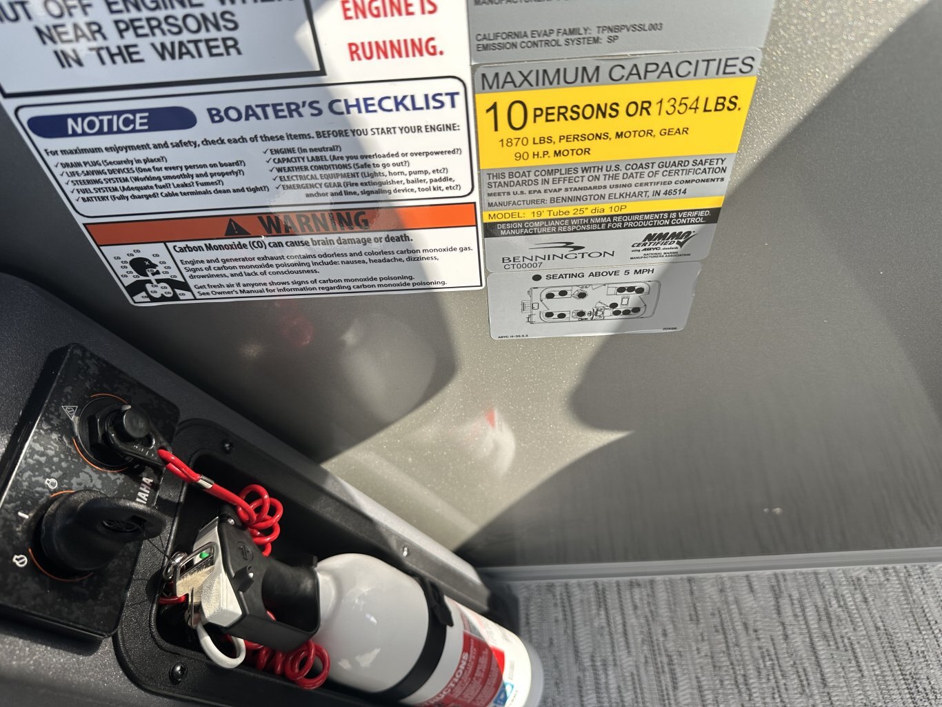 2026 BENNINGTON 20SSRSE YAMAHA F90LB2