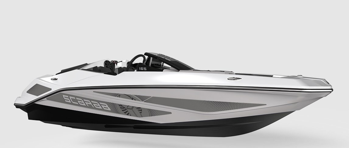 2026 Scarab 165 LX Black/Pearl Gray