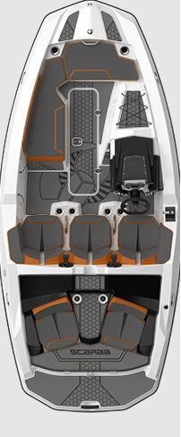 2026 Scarab 165 LX Black/Pearl Gray