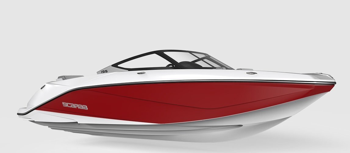 2026 Scarab 195 SE Crimson Red